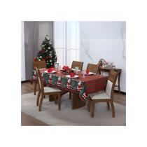 Toalha De Mesa 8 Lugares Natal Retangular Papai Noel Decorar