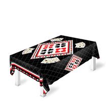 Toalha De Mesa 8 Lugares Oxford Retangular Baralho Poker