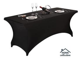 Toalha De Mesa Aberta Malha Lycra 180 X 75cm Capa Retangular