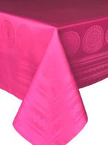 Toalha de mesa adamascada Mandala rosa 100%Algodão 1.50x3.00m - 8-10 lugares