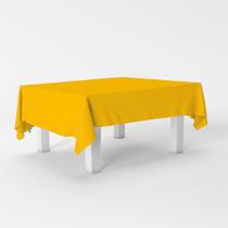 Toalha de Mesa Amarelo Plástca Decoração Festa 137X183cm Toalha de Mesa Amarelo Plástca Decoração Festa 137X183cm