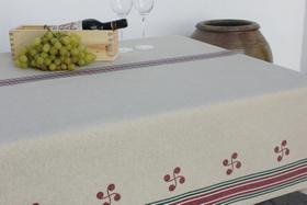 Toalha de mesa anti-manchas Ameztoy Bordo - Portocale Home