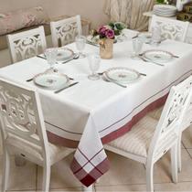 Toalha De Mesa Argivai 1,60 x 210 m Bordô Maison Charmy