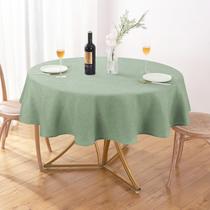 Toalha de mesa AUSSPVOCT Texturizada Redonda 152cm Poliéster Impermeável Toalha de mesa AUSSPVOCT Texturizada Redonda 152cm Poliéster Impermeável