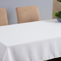 Toalha de Mesa Basic 1 Peça 1,45m x 1,40m 4 Lugares 100% Poliéster Tecido Oxford