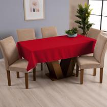 Toalha de Mesa Basic 6 Lugares 2,00x1,40 1 Peça Tecido Oxford Liso