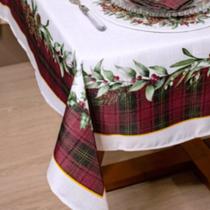 Toalha de Mesa Belchior Retangular Natalina 140x220