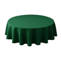 Toalha de mesa Biscaynebay 152 cm, redonda, resistente à água, verde Hunter Toalha de mesa Biscaynebay 152 cm, redonda, resistente à água, verde Hunter