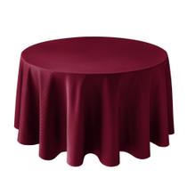Toalha de mesa Biscaynebay Biscaynebay Tecido texturizado 90cm Borgonha