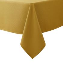 Toalha de mesa Biscaynebay Biscaynebay Tecido texturizado dourado 178x305cm Toalha de mesa Biscaynebay Biscaynebay Tecido texturizado dourado 178x305cm