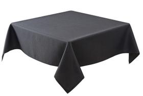 Toalha de mesa Biscaynebay Tecido Texturizado 137x137cm Preto