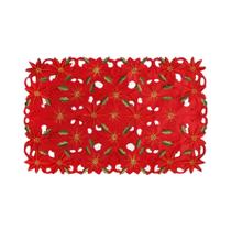 Toalha De Mesa Bordada E Estampada Vermelha E Verde Para Festa E Piquenique 2/1PCS Toalha De Mesa Bordada E Estampada Vermelha E Verde Para Festa E Piquenique 2/1PCS
