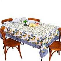 Toalha de Mesa Botanical para 6 Lugares Quadrada 2,00x1,50m Microfibra