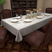 Toalha De Mesa Branca 8 Lugares Quadrada 2,00 X 2,00