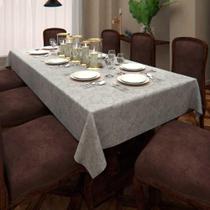 Toalha De Mesa Branca Retangular 6 Lugares 1,35 X 1,80M