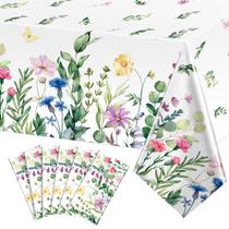 Toalha de mesa Breling Spring Summer Floral Aquarela 137x274cm