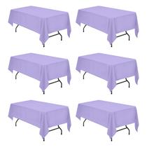 Toalha de mesa BRILLMAX Lavanda Poliéster 180x260cm para mesa de 6 pés