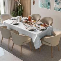 Toalha De Mesa Champanhe Magnum Marfim 150X260Cm 6 Lugares Toalha De Mesa Champanhe Magnum Marfim 150X260Cm 6 Lugares