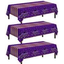 Toalha de Mesa Childom Kit com 3 Unidades 137x274 cm Decoração de Formatura