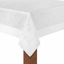 Toalha De Mesa Coloratta Branco Retangular 160X270cm - Copa & Cia Toalha De Mesa Coloratta Branco Retangular 160X270cm - Copa & Cia