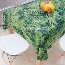 Toalha de Mesa Costela de Adão Verde Retangular 6 Lugares Toalha de Mesa Costela de Adão Verde Retangular 6 Lugares