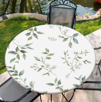 Toalha de mesa COTAIL redonda impermeável 90-150cm poliéster verde Toalha de mesa COTAIL redonda impermeável 90-150cm poliéster verde