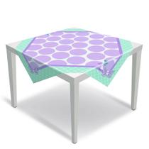 Toalha De Mesa Cromus 79x79 Cm C/5 Jardim Das Borboletas - Cromus festas