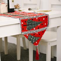 Toalha de mesa de decoração de Natal, bandeira de mesa criativa