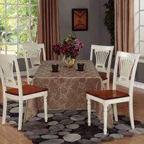 Toalha de Mesa de Jacquard 1,40m x 1,40m Sultan Amendoa