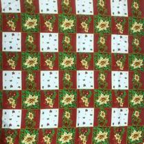 Toalha de Mesa de Natal Estampada Retangular 6 Cadeiras em Oxford 2,10x1,40m 03