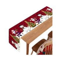 Toalha De Mesa De Natal Papai Noel 2025 Decorações De Natal Bandeira De Mesa Para Casa Presentes De