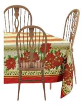 Toalha De Mesa De Natal Quadrada Para 4 Lugares 1,40x1,40cm Toalha De Mesa De Natal Quadrada Para 4 Lugares 1,40x1,40cm