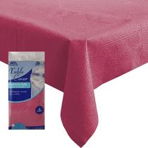 Toalha de mesa de papel Dozobeede Burgundy, pacote com 6 unidades, 137x274 cm, impermeável