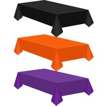 Toalha de mesa de plástico descartável de Halloween 12 unidades 137x274cm