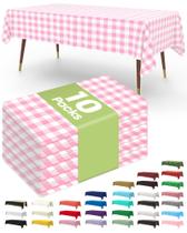 Toalha de mesa de plástico descartável Pureegg 10 Pack 137x274cm