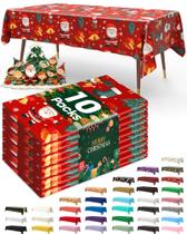 Toalha de mesa de plástico descartável Pureegg, pacote com 10, 137x274 cm