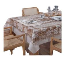 Toalha De Mesa De Renda 08 Lugares Retangular 1,60M X 2,50M Rendhac