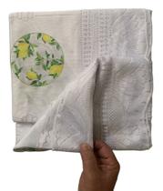 Toalha De Mesa De Renda 08 Lugares Transfer 1,60M X 2,70M Rendhac