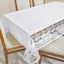 Toalha de Mesa de Renda Floral Jacquard 3,00m x 1,70m Toalha de Mesa de Renda Floral Jacquard 3,00m x 1,70m