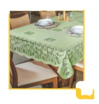 Toalha De Mesa De Renda Tulipa Verde 4 Lugares 1,60M X 1,60M Rendhac