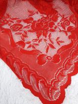 Toalha de Mesa de Renda - Vermelha Toalha de Mesa de Renda - Vermelha