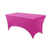 Toalha De Mesa De Spandex Elástica Lavável E Resistente a Rugas Para Eventos, Casamentos E Festas