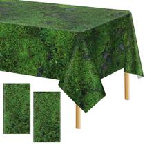 Toalha de Mesa Descartável Durony - Padrão Green Moss - 2 Unidades (274x137cm) Toalha de Mesa Descartável Durony - Padrão Green Moss - 2 Unidades (274x137cm)
