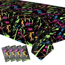 Toalha de Mesa Descartável HIPVVILD Neon Festa 108x54 cm Pacote com 4 Toalha de Mesa Descartável HIPVVILD Neon Festa 108x54 cm Pacote com 4
