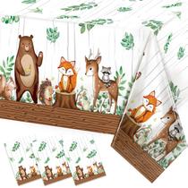 Toalha de Mesa Descartável TREWAVE - Animais da Floresta - 137x274cm (Pacote com 3) Toalha de Mesa Descartável TREWAVE - Animais da Floresta - 137x274cm (Pacote com 3)