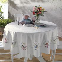 Toalha De Mesa Digital Redonda Limpa Facil Estampada 1,80m Toalha De Mesa Digital Redonda Limpa Facil Estampada 1,80m