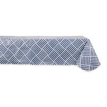 Toalha de mesa DII Indoor/Outdoor Vinyl Grid 152x213cm Navy