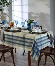 Toalha de Mesa Dohler 140x210cm Estampas Vívidas Anti Manchas Decorativa Cozinha Sala de Jantar