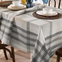 Toalha de Mesa Dohler Renova Luna Cinza Xadrez Clean Sempre Limpa Toalha de Mesa Dohler Renova Luna Cinza Xadrez Clean Sempre Limpa