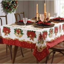 Toalha de Mesa Dol Athenas Estampada 160x250cm Natal 107 Toalha de Mesa Dol Athenas Estampada 160x250cm Natal 107